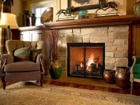 Пазл Кресло у камина