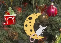 Пазл Крыса на луне