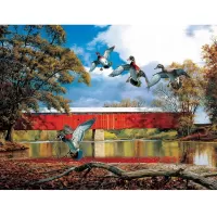 Пазл Крытый мост