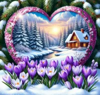 Пазл Крокусы