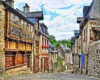 Пазл Крутая улочка