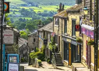 Пазл Крутая улочка