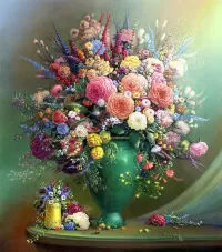 Пазл Кружева цветов