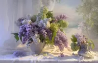 Пазл Кружево сирени