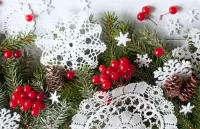Пазл Кружево снежинок