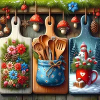 Пазл Кухонные доски