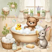 Пазл Купание