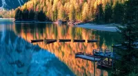 Пазл Lago Di Braies 