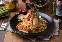 Пазл Лапша с морепродуктами