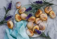 Пазл Лаванда и выпечка