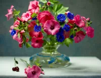 Пазл Лаватера и васильки