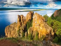 Пазл Ленские столбы 