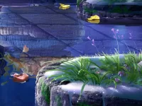 Пазл Лепестки на воде