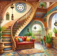 Пазл Лестница