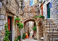 Пазл Лестница и арка