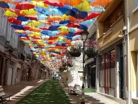 Пазл Летающие зонтики