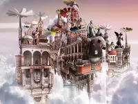 Пазл Летающий город