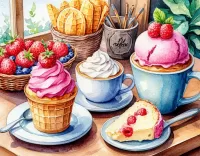 Пазл Летние десерты 