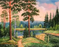 Пазл Летний пейзаж