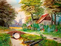 Пазл Летний пейзаж