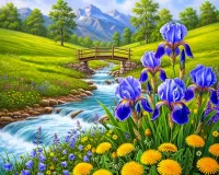Пазл Летний пейзаж 