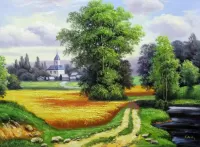 Пазл Летний пейзаж 
