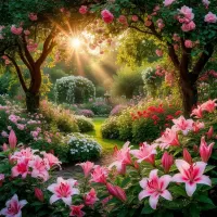 Пазл Летний сад