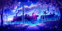 Пазл Лиловый паровоз