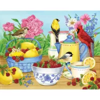 Пазл Лимоны и малина