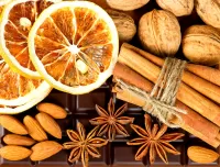 Пазл Лимоны и орехи