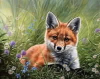 Пазл Лисенок