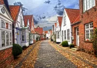 Пазл Листья желтые