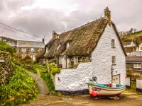 Пазл Лодка у дома