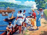 Пазл Лодочная станция