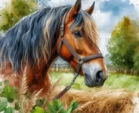 Пазл Лошадь 