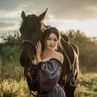 Пазл Лошадь и девушка