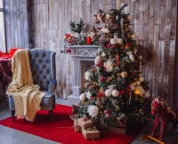 Пазл Лошадка у ели