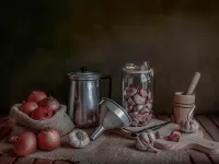 Пазл Лук и чеснок