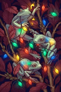 Пазл Лягушачий праздник