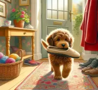 Пазл Любимые тапки