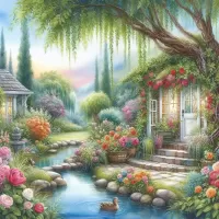 Пазл Любимый сад