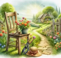 Пазл Любимый сад