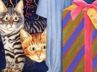 Пазл Любопытные коты