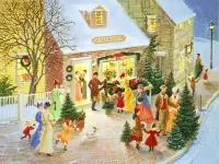 Пазл Магазин елок