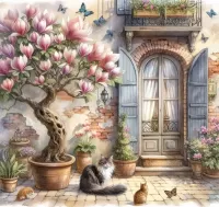 Пазл Магнолия