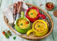 Пазл Макароны под сыром