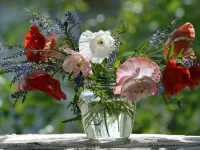 Пазл Маковый букет