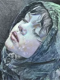 Пазл Мальчик под дождём