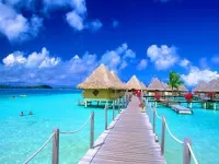 Пазл Мальдивы мост