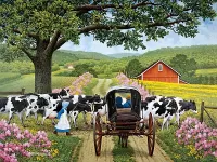 Пазл Маленькая пастушка